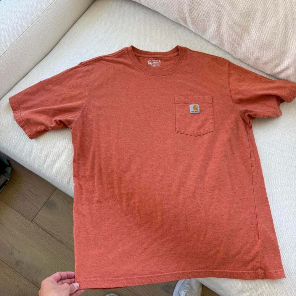 Vintage carhartt loose fit pocket tee